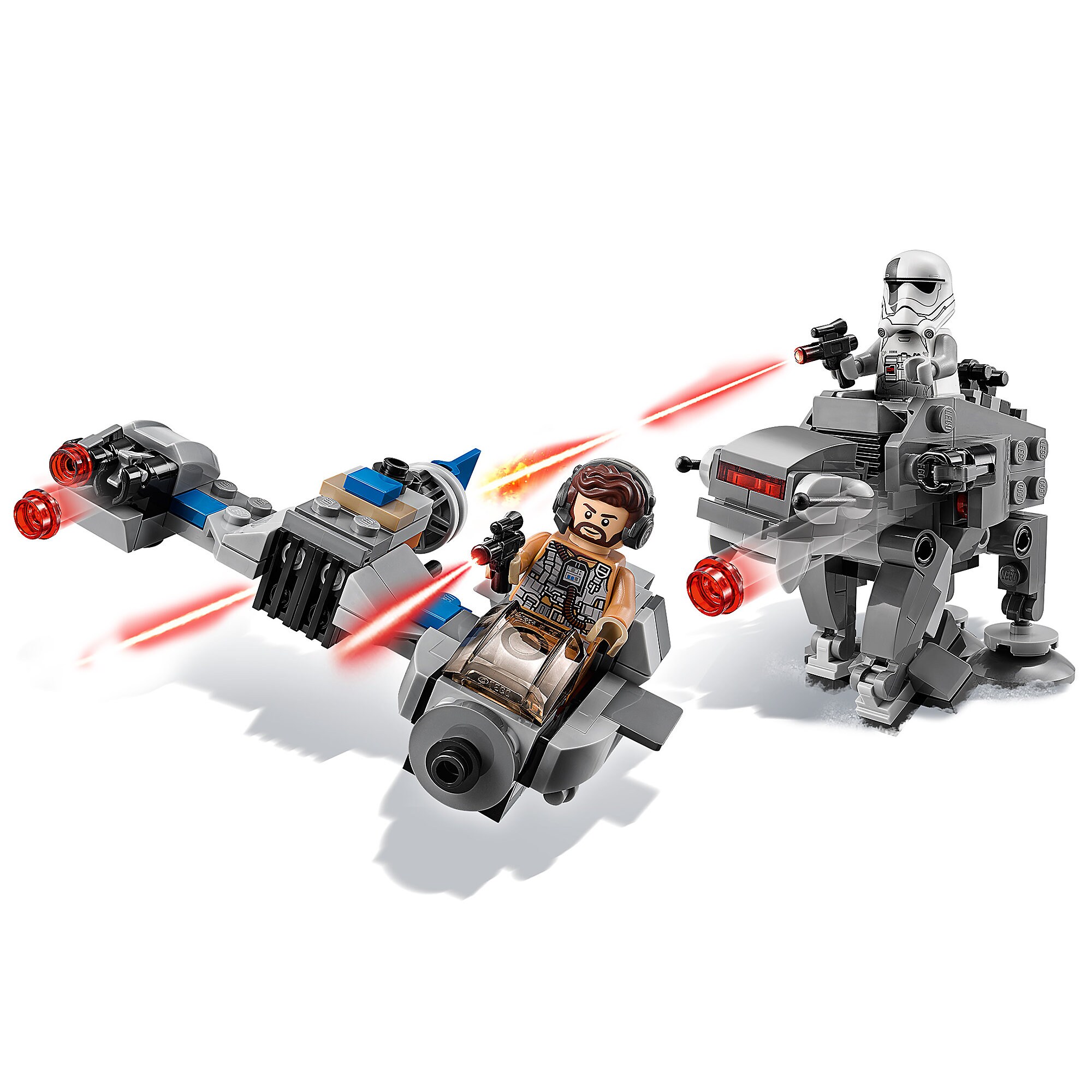 Ski Speeder vs. First Order Walker Microfighters Playset by LEGO - Star Wars: The Last Jedi