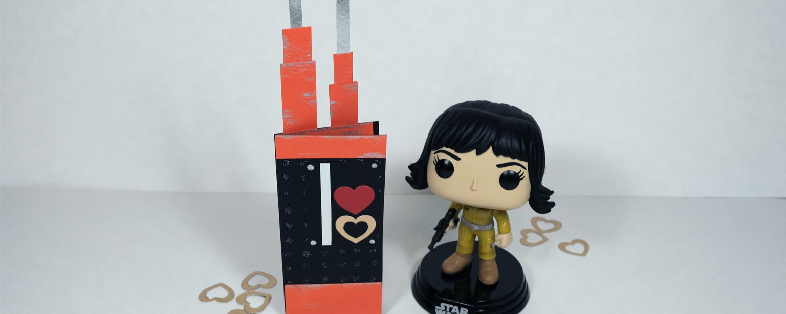 Make a Shockingly Cool DIY Valentine's Day Card Inspired By Rose Tico