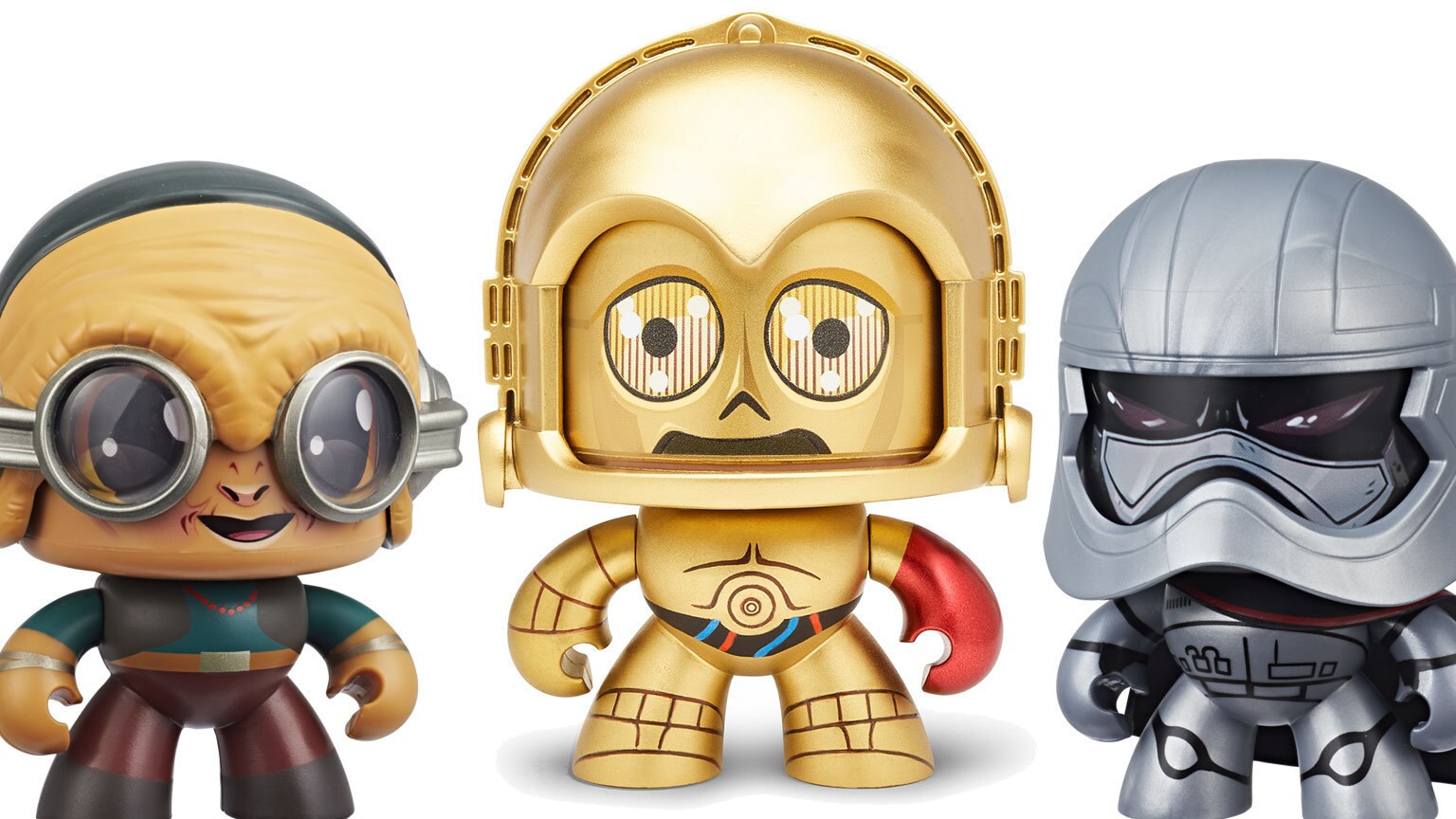 Toy Fair 2018: First Look at Captain Phasma, Maz Kanata, and C-3PO Mighty Muggs - Exclusive