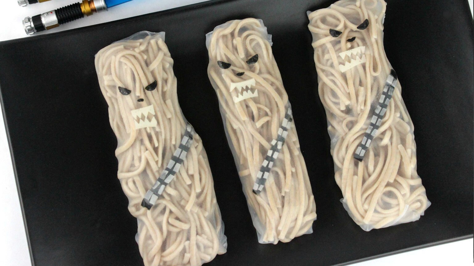 Let Out a Wookiee Roar for These Chewbacca Noodle Rolls