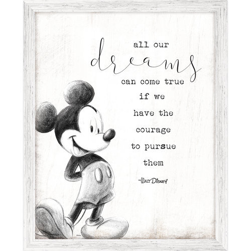 Mickey Mouse Framed ''Dreams'' Wall Decor | shopDisney