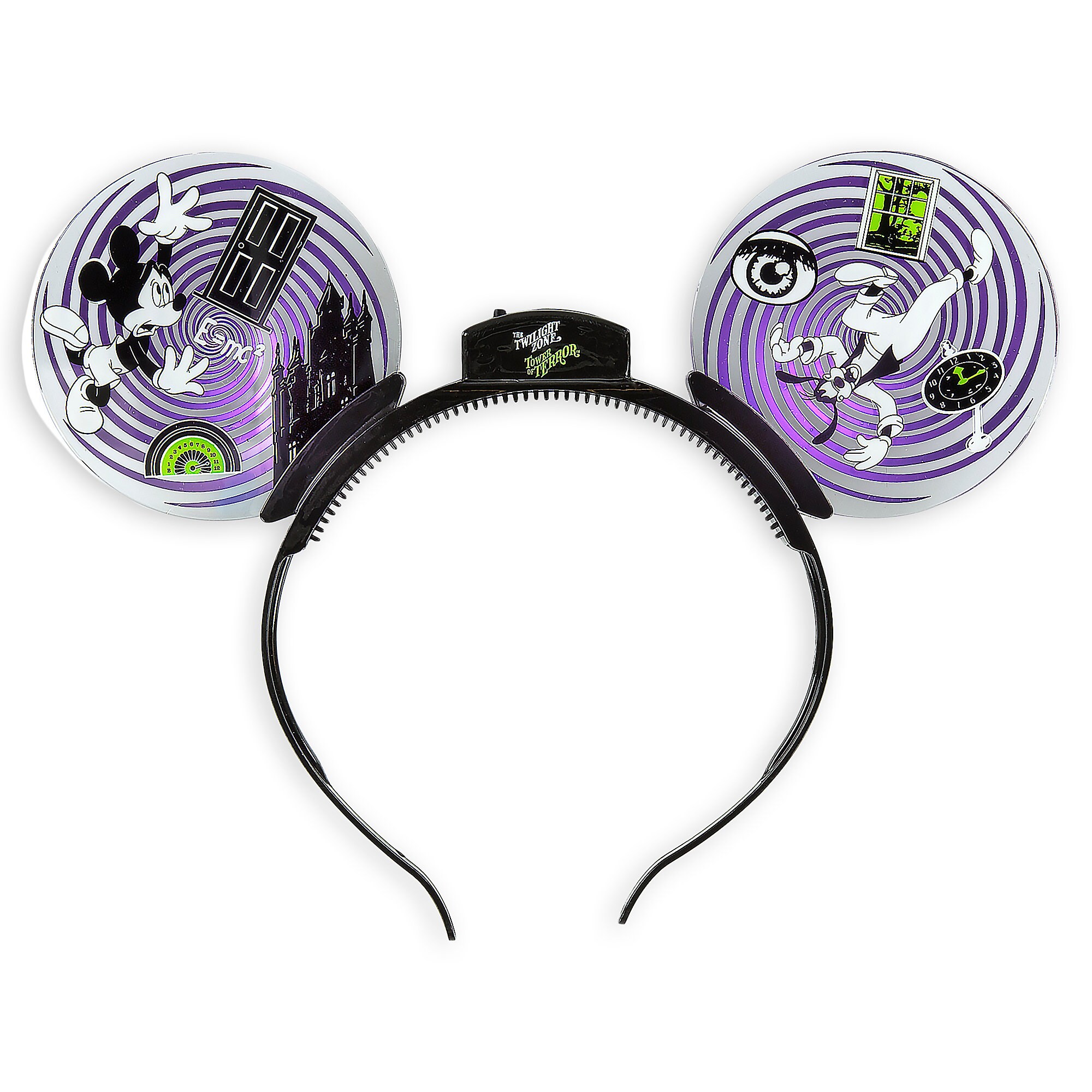 Mickey Mouse and Goofy Tower of Terror Ear Headband