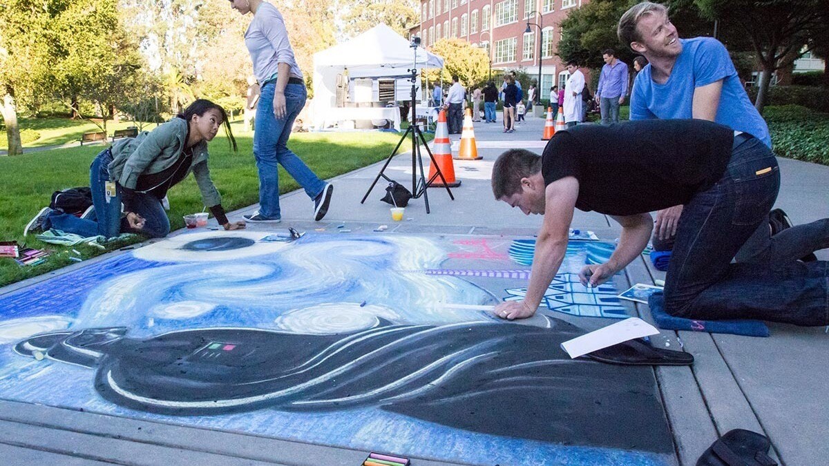 Lucasfilm Sidewalk Festival Draws Employees Out to Chalk