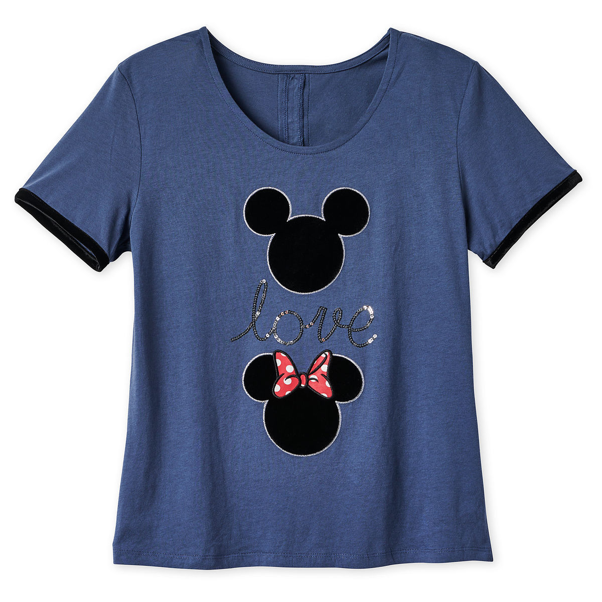 Product Image of Mickey and Minnie Mouse Icon Fashion T-Shirt for Women # 1