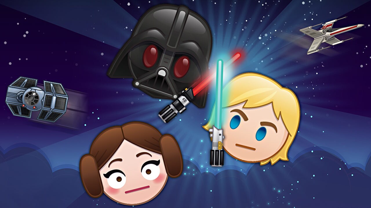 Darth Vader, Luke, and Leia Come to Disney Emoji Blitz
