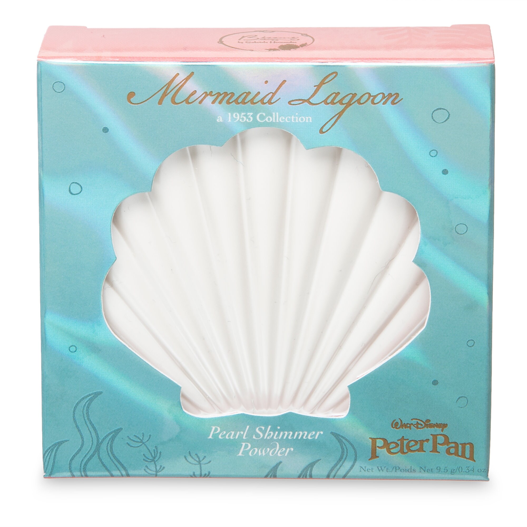 Peter Pan Mermaid Lagoon Pearl Shimmer Powder Compact by Bésame