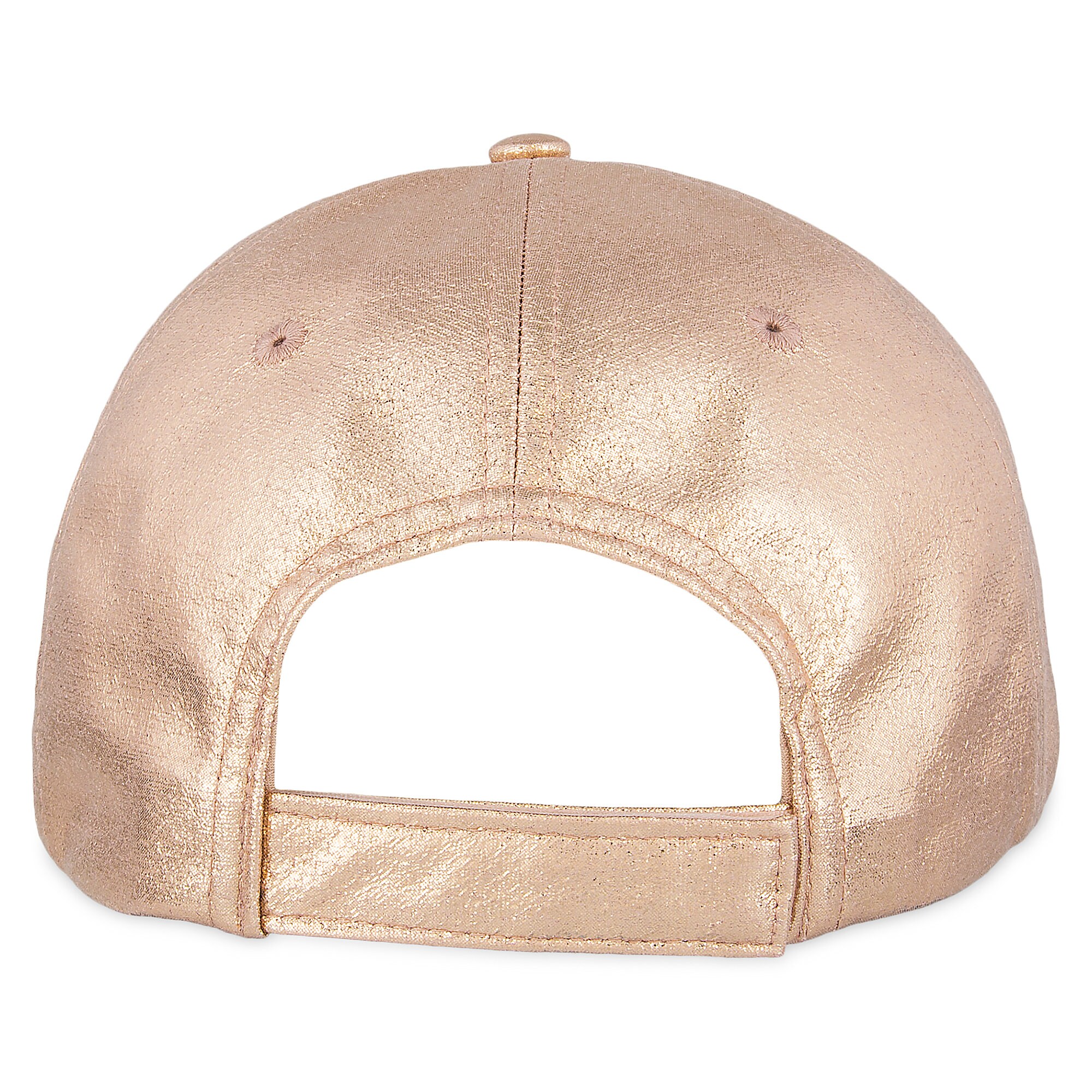 Mickey Mouse Rose Gold Baseball Cap for Women