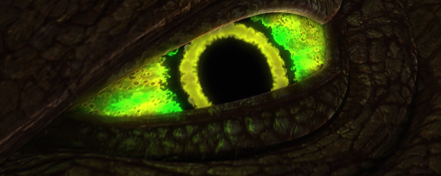 The eye of the Zillo Beast in The Clone Wars.