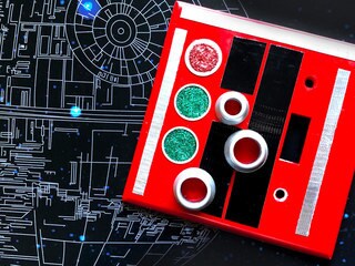 Bring Imperial Style Home With This DIY Death Star Panel Light Switch Plate