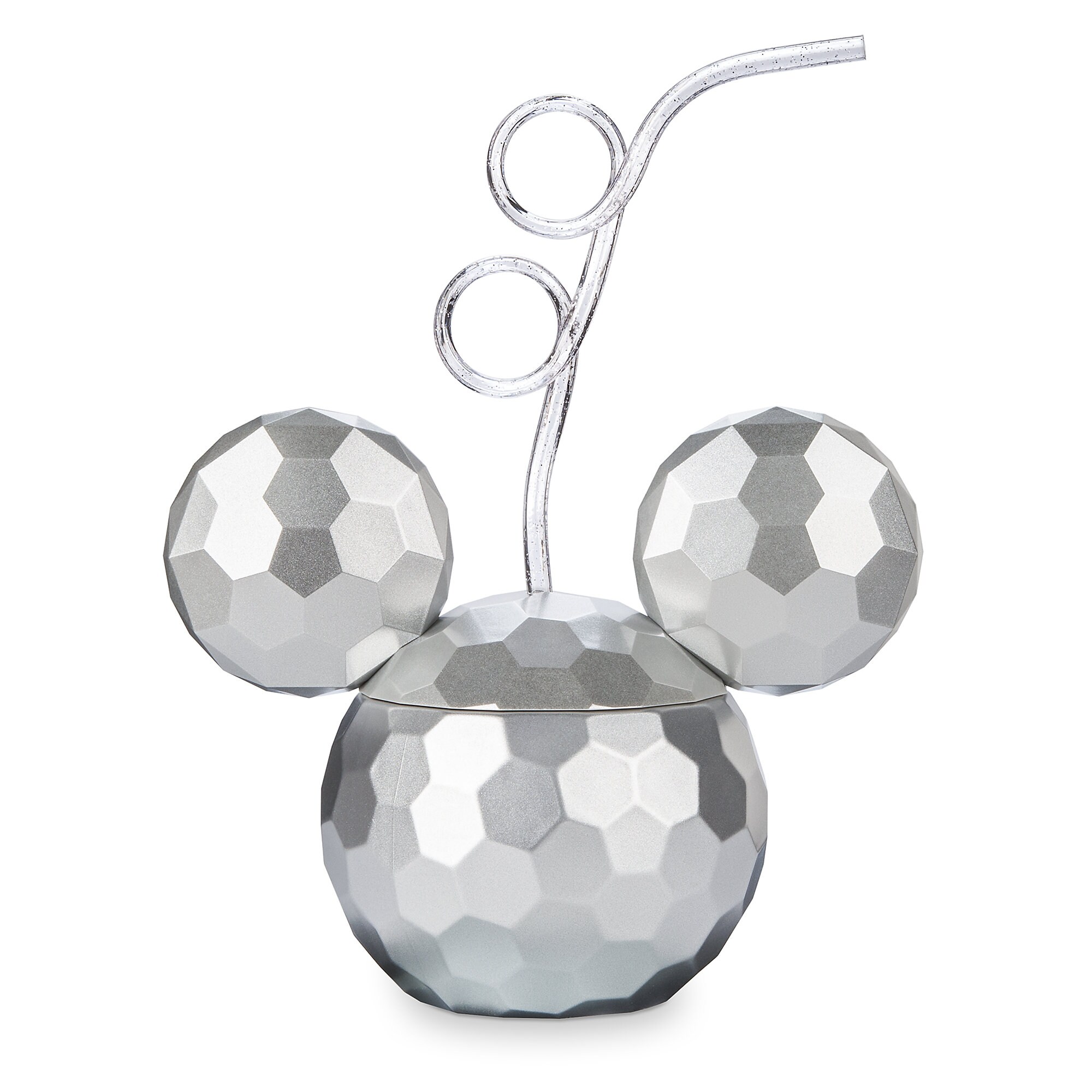 Mickey Mouse Disco Ball Tumbler with Straw