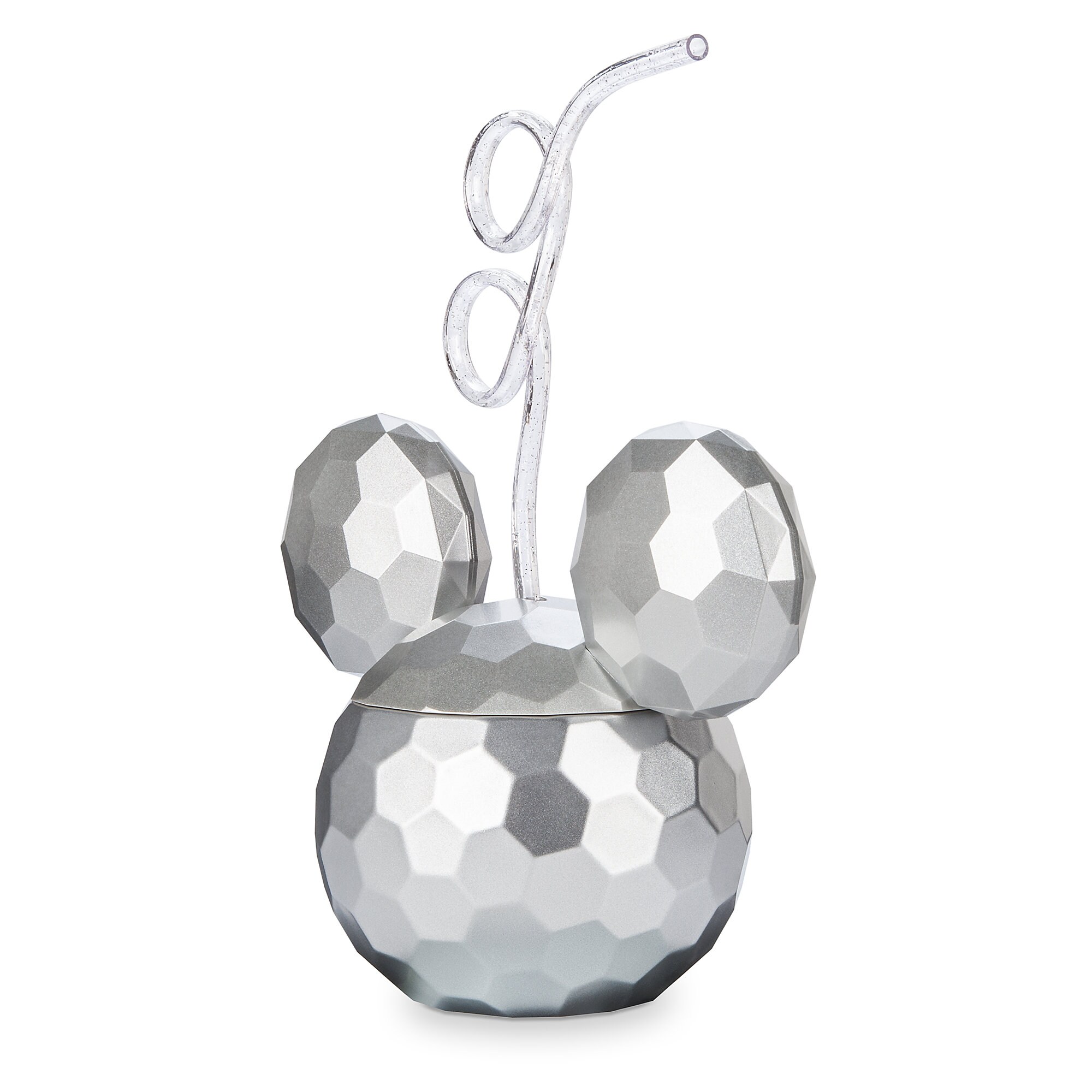 Mickey Mouse Disco Ball Tumbler with Straw