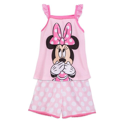 Minnie Mouse Pink Short Sleep Set for Girls | shopDisney