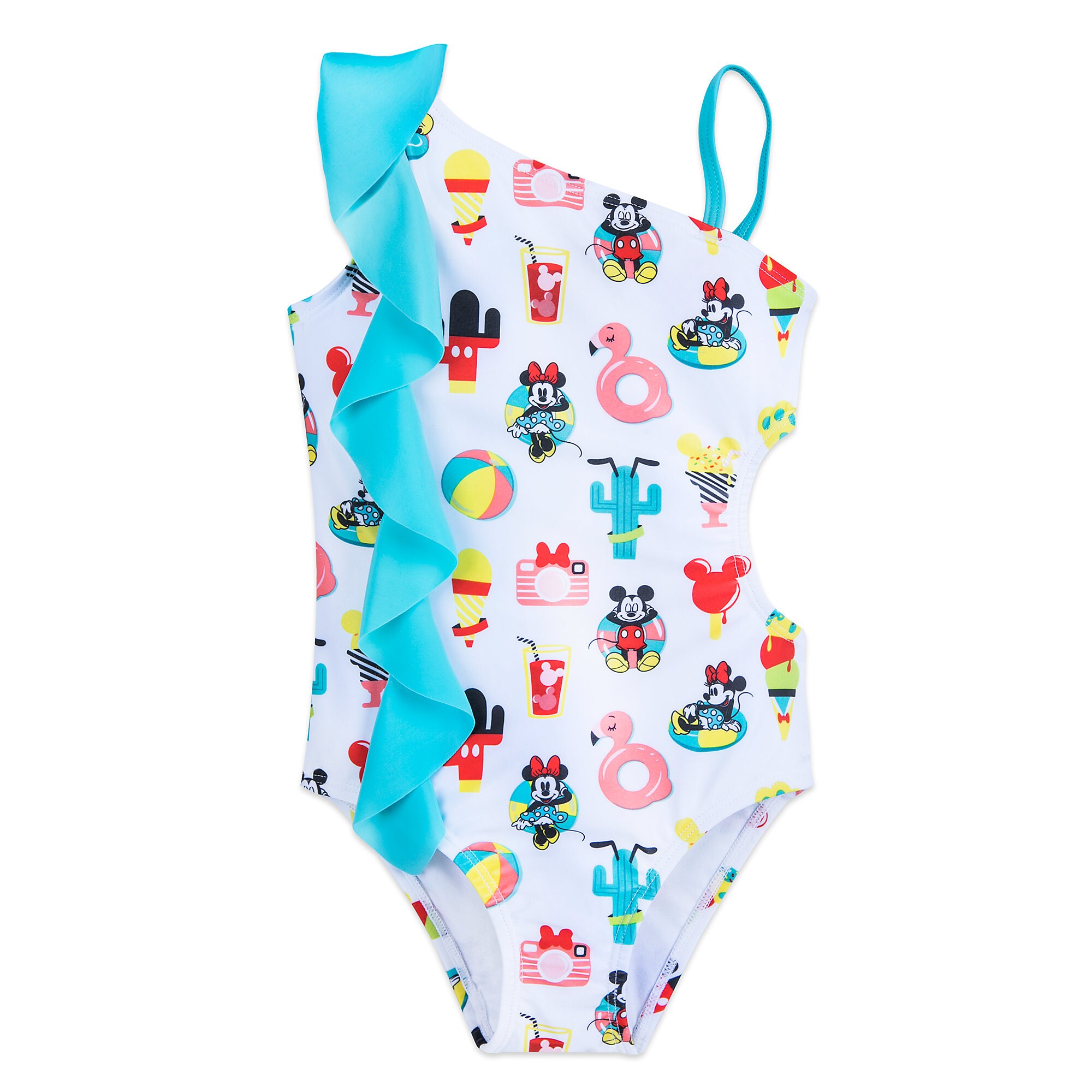 Mickey and Minnie Mouse Summer Fun Swimsuit for Girls