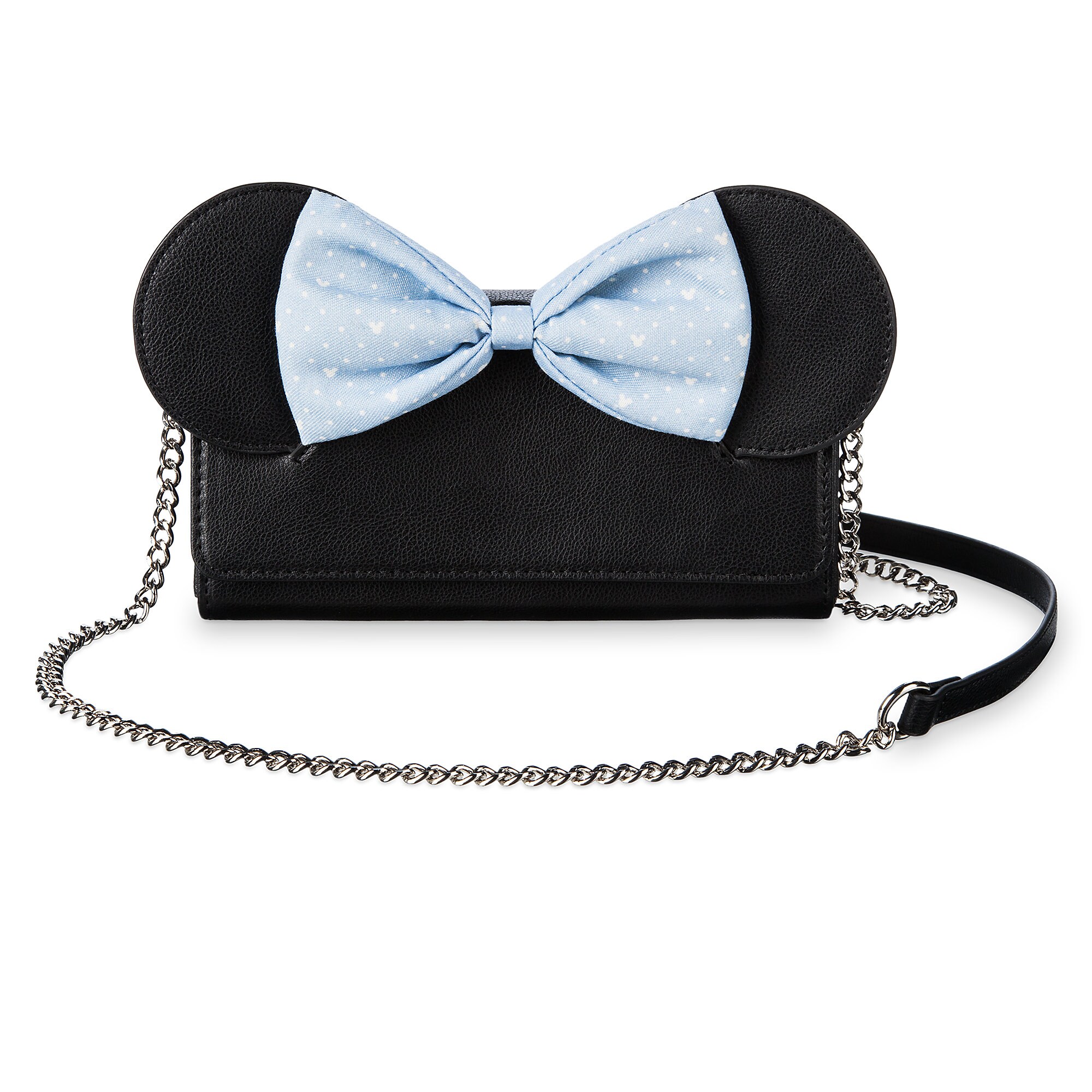 Minnie Mouse Chambray Bow Crossbody Bag
