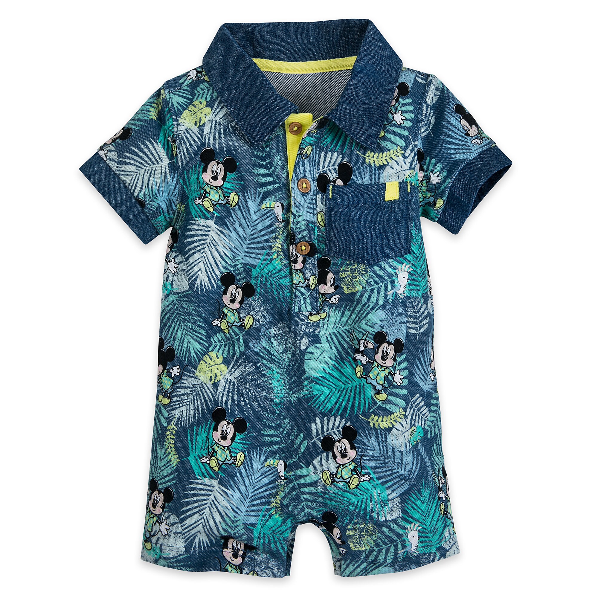 Mickey Mouse Tropical Romper for Baby