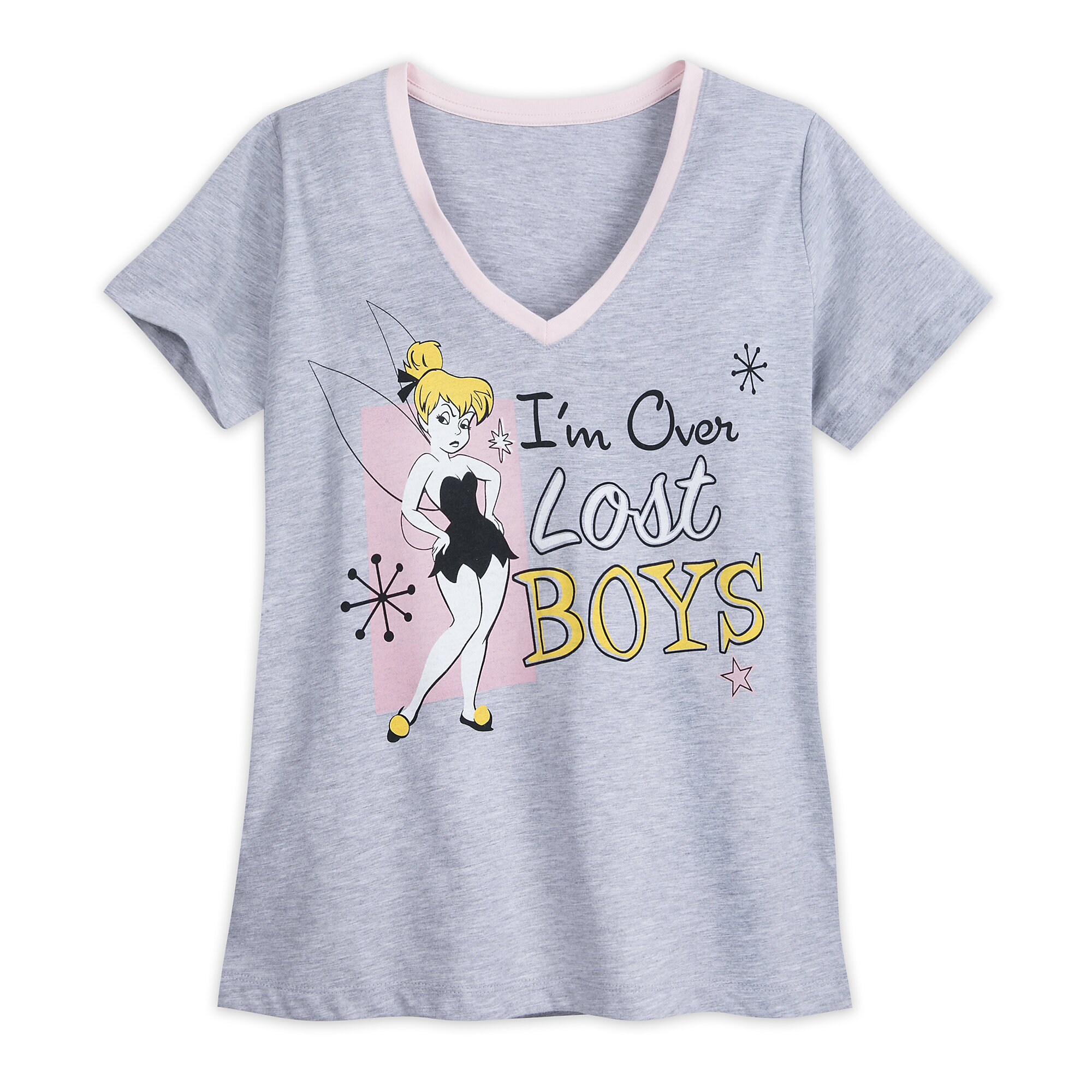 Tinker Bell V-Neck T-Shirt for Women