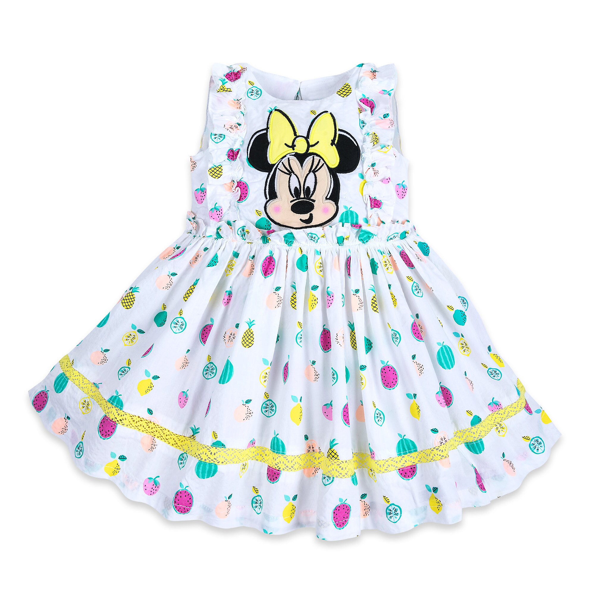 Minnie Mouse Fruit Print Dress Set for Baby