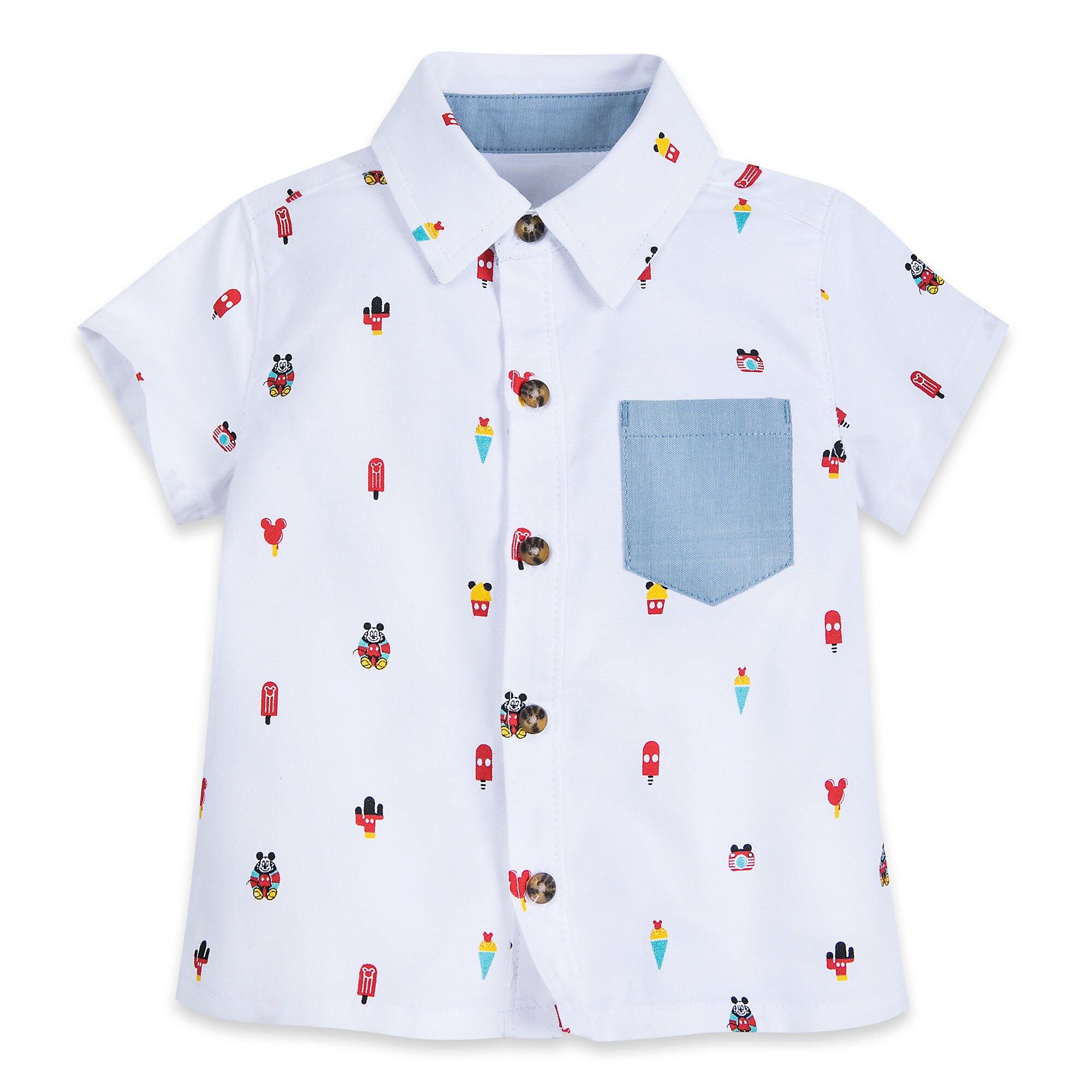 Mickey Mouse Summer Fun Woven Shirt for Baby
