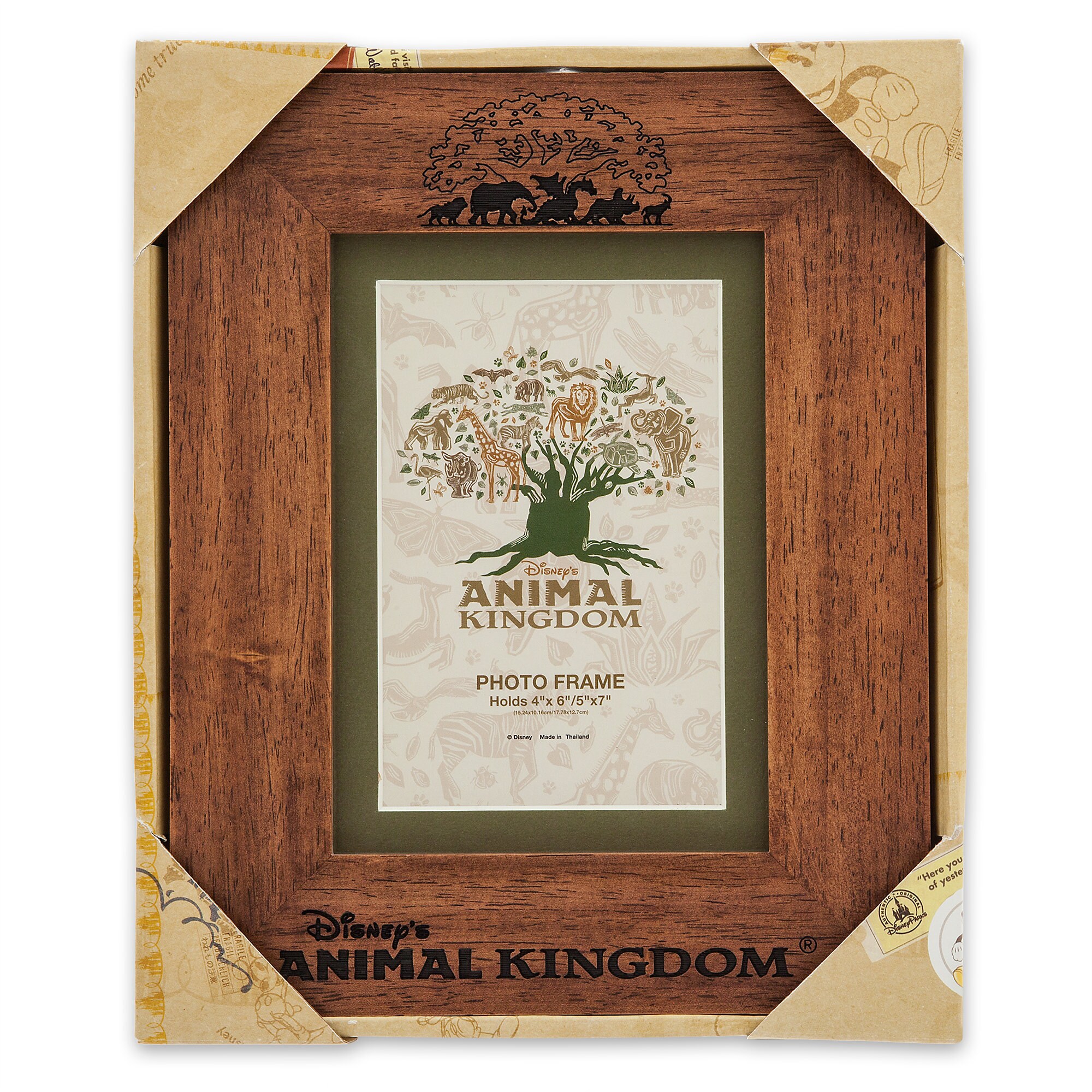 Disney's Animal Kingdom Wooden Photo Frame - 4'' x 6'' or 5'' x 7''