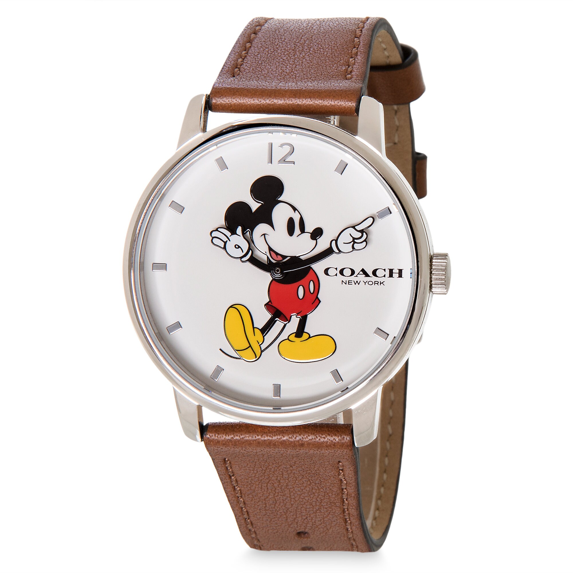 Mickey Mouse Grand Leather Watch by COACH