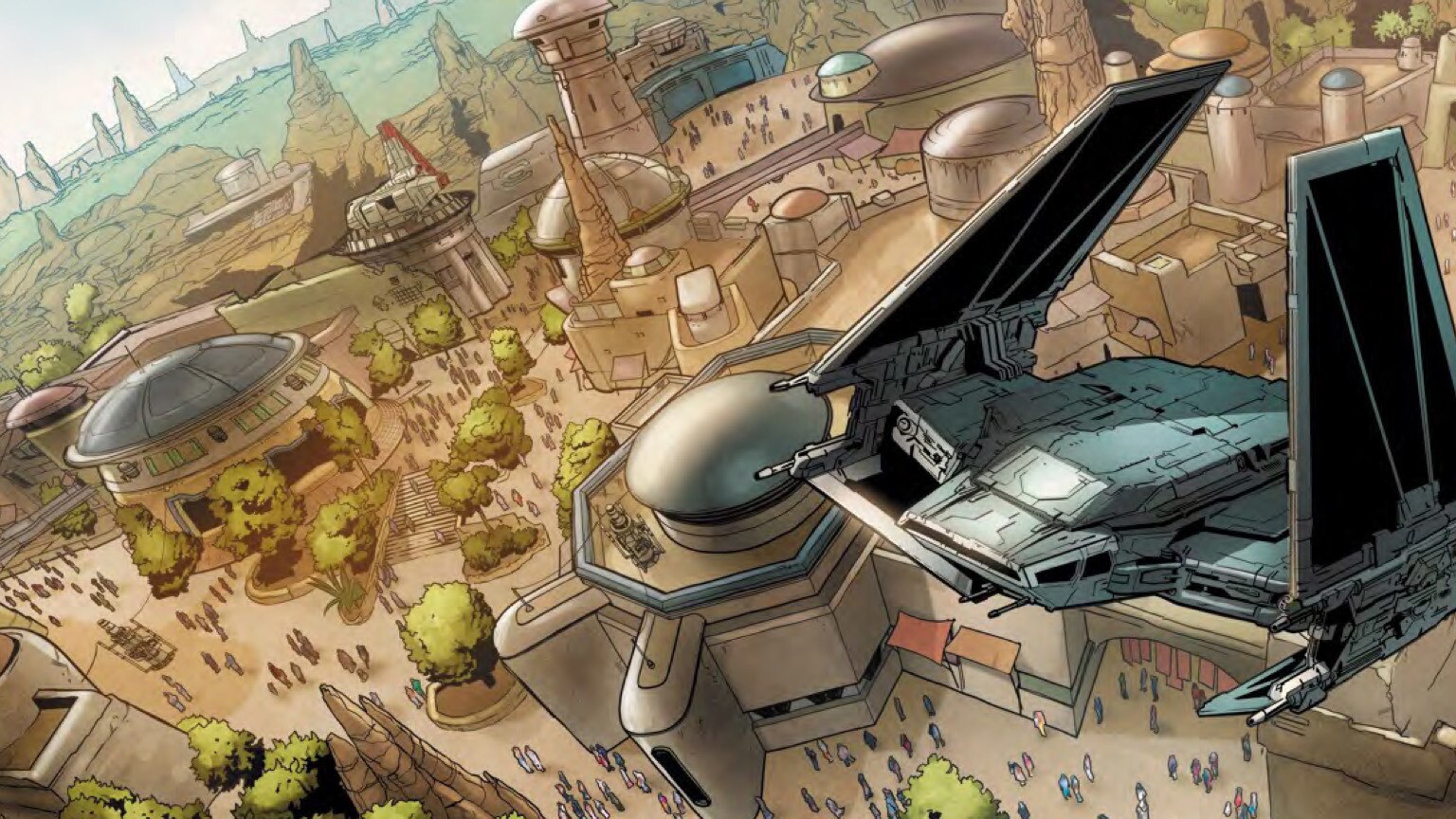 SWCC 2019: Marvel's Star Wars: Galaxy's Edge #1 Art and More Revealed