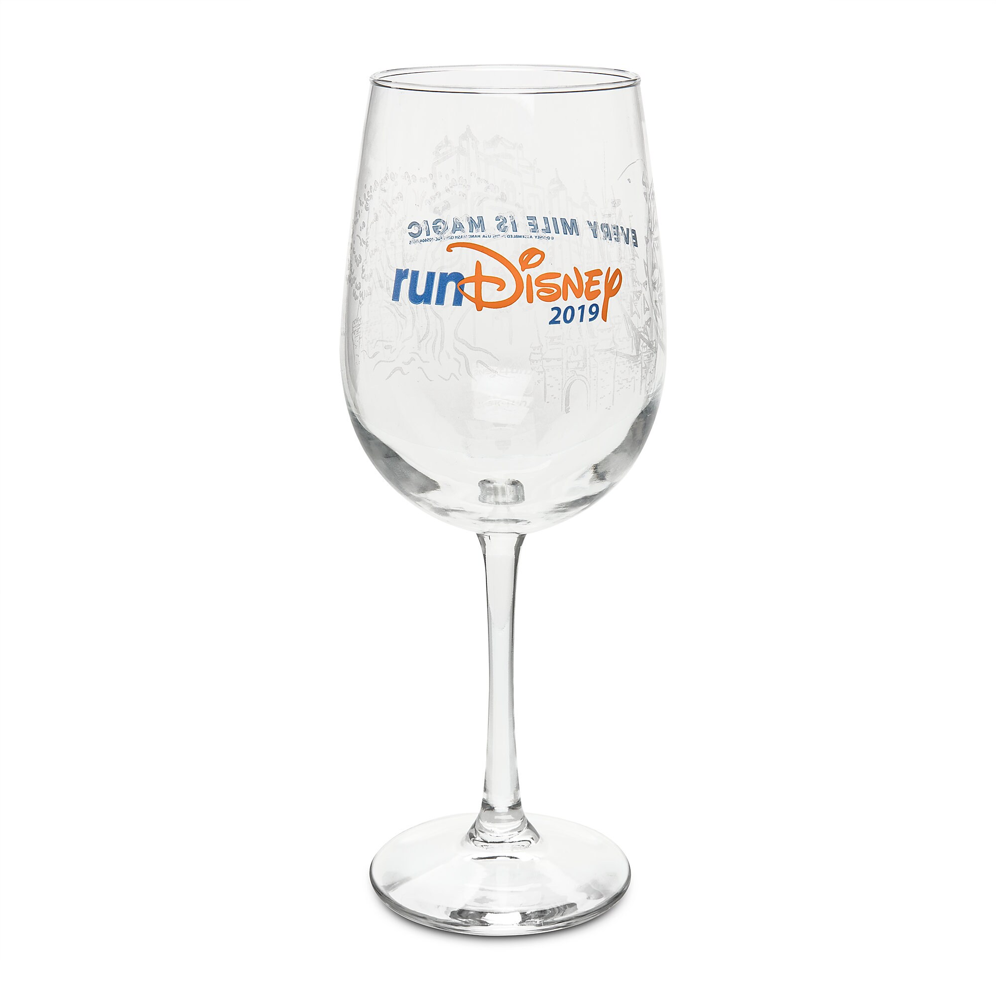 runDisney 2019 Stemmed Glass