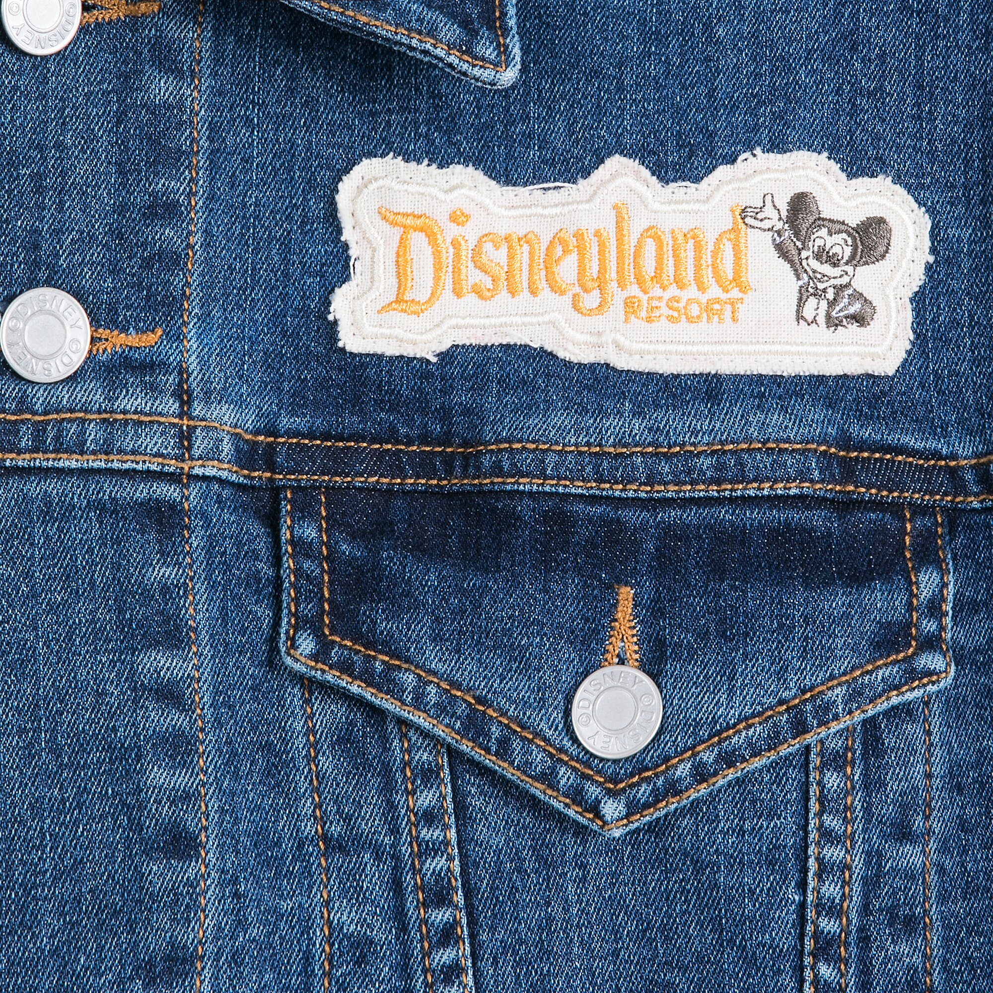 Mickey Mouse Denim Jacket for Adults - Disneyland
