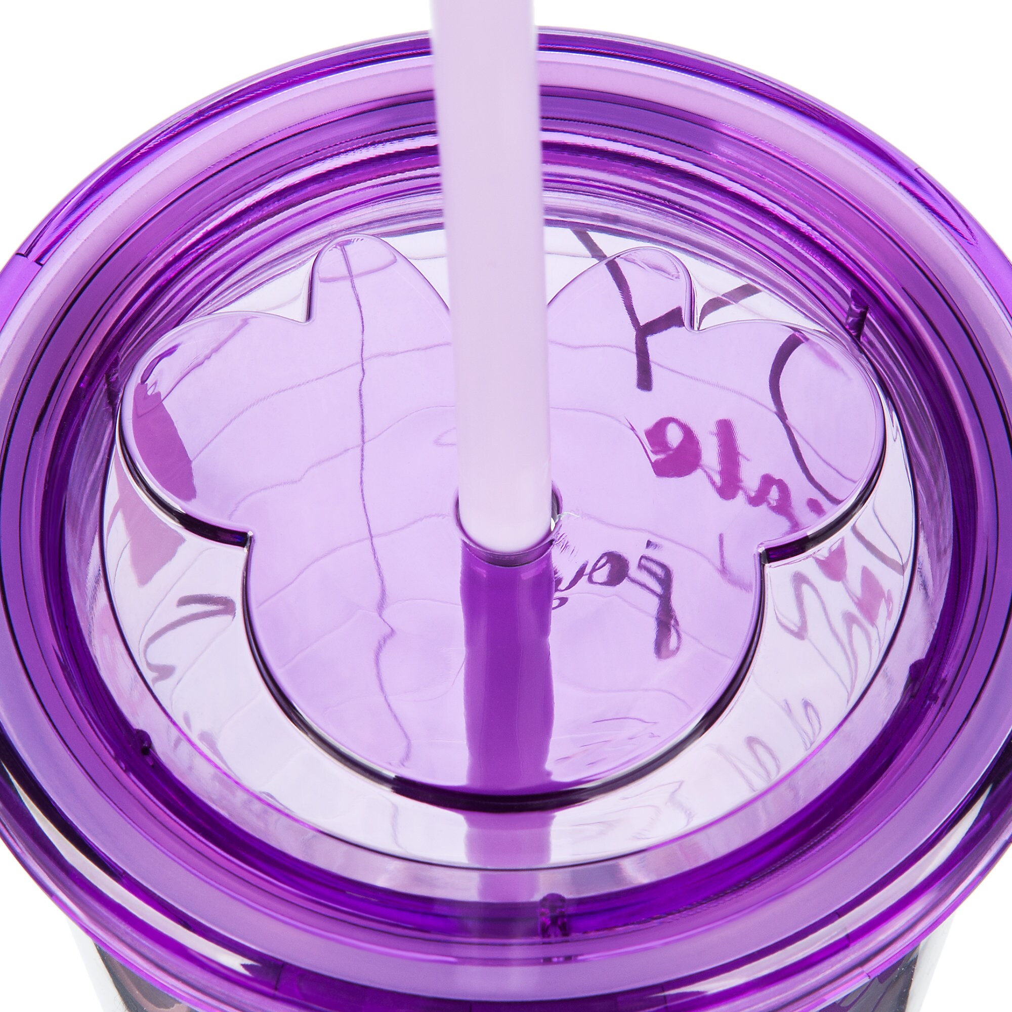 Minnie Mouse Purple Acrylic Tumbler