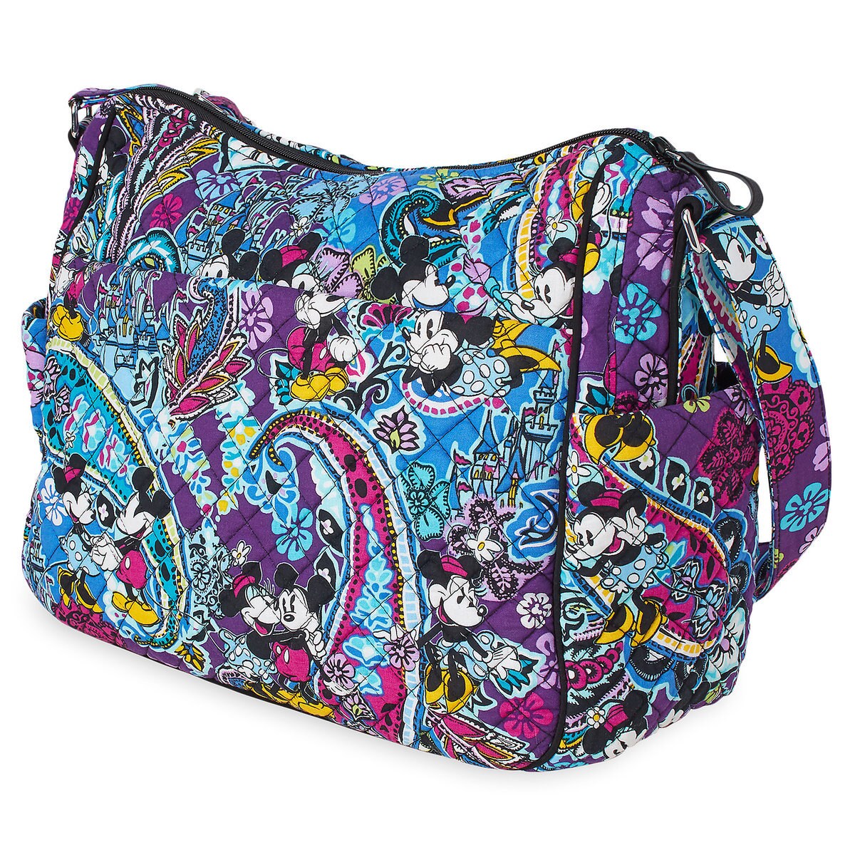 Vera Bradley Mickey and Minnie Paisley On-The-Go Crossbody