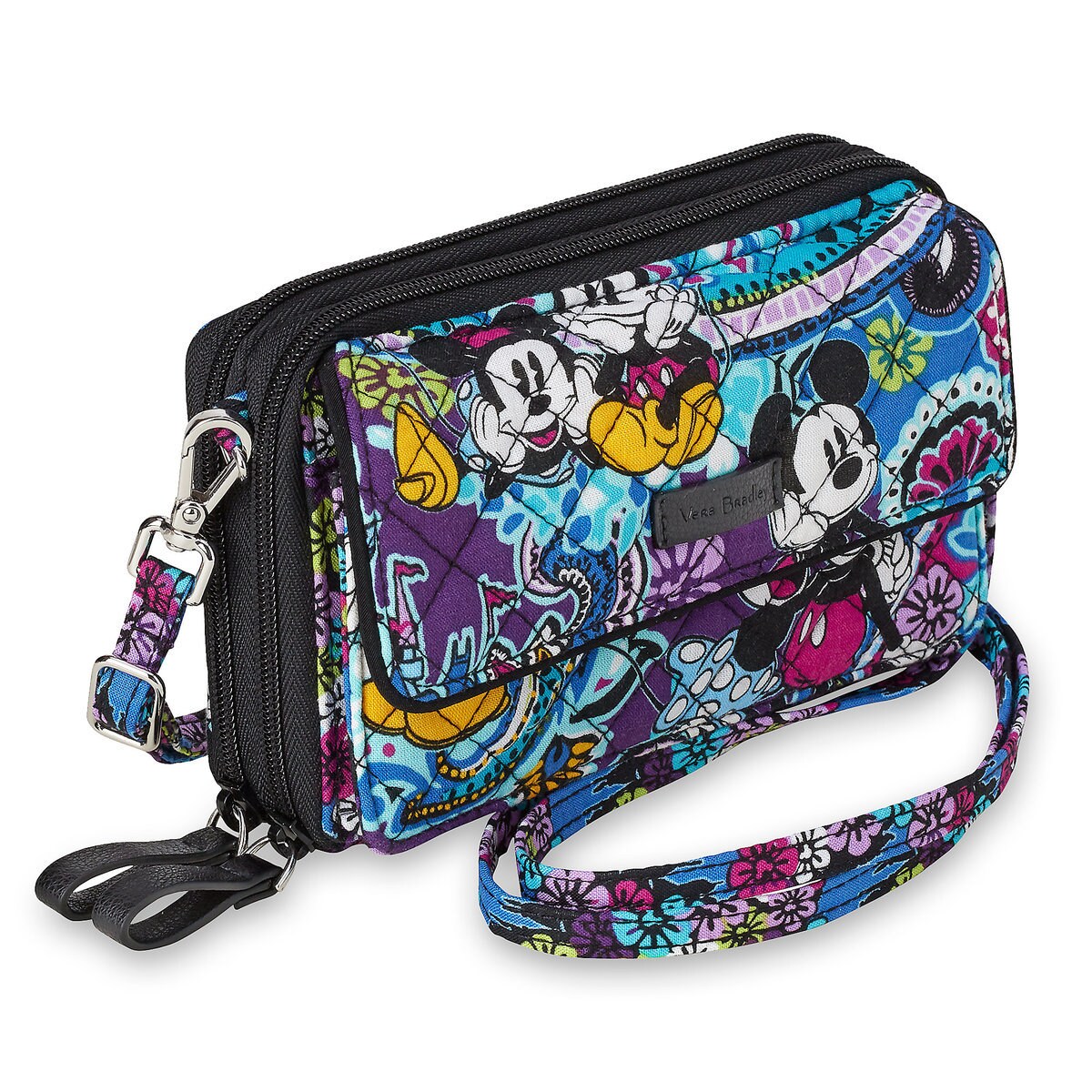 Vera Bradley Mickey and Minnie Paisley All-In-One Crossbody