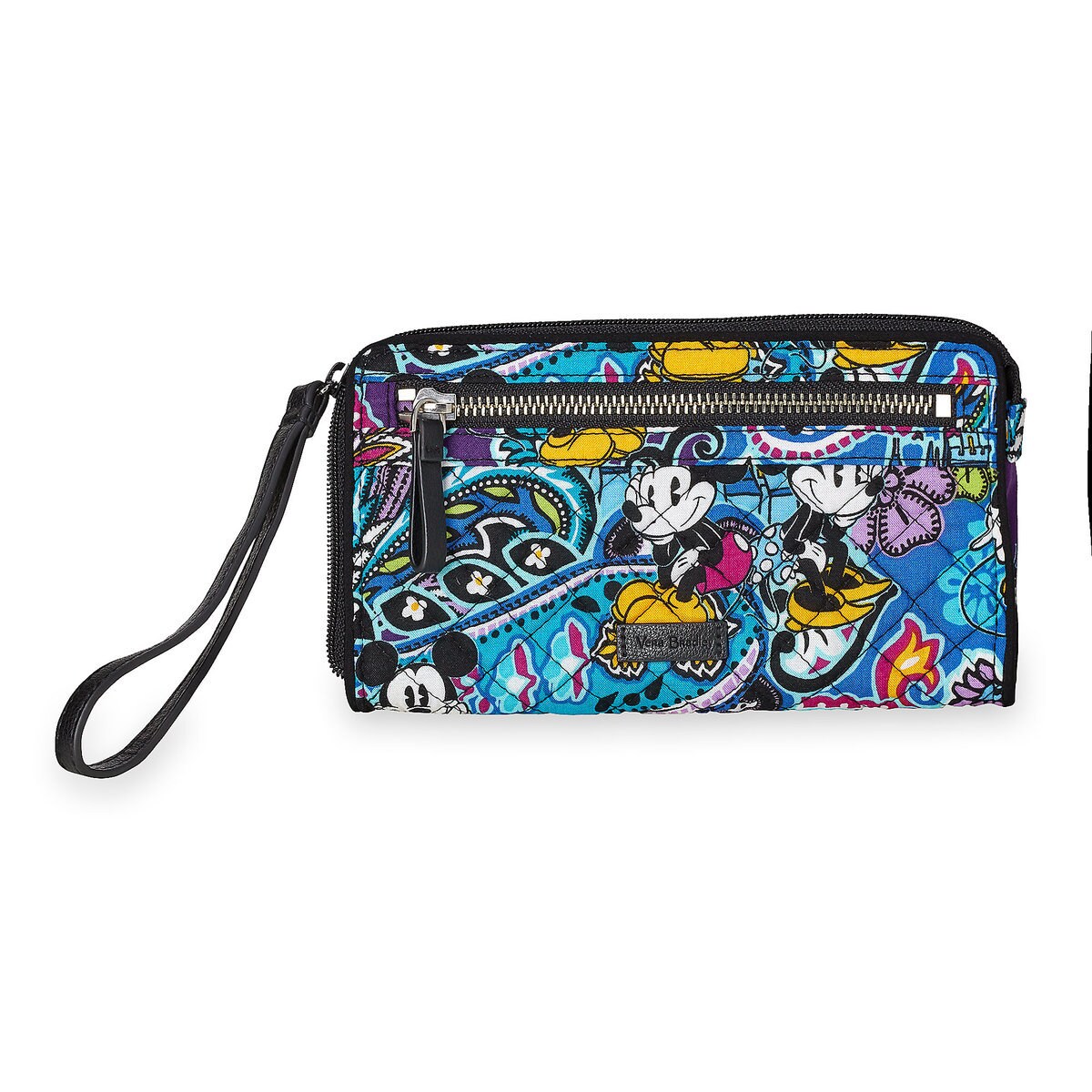 Vera Bradley Mickey and Minnie Paisley Wristlet 