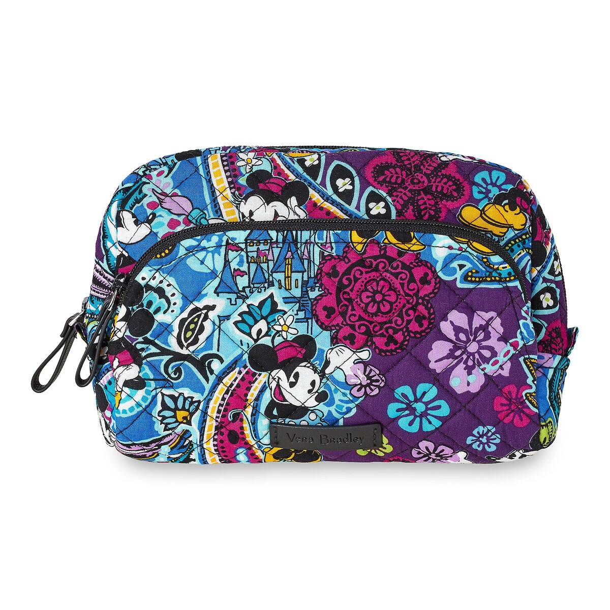 Vera Bradley Mickey and Minnie Paisley Medium Cosmetic Bag 