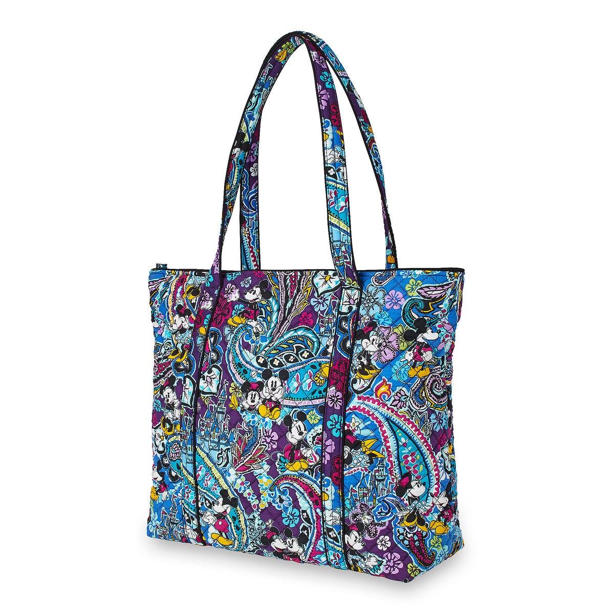 Vera Bradley Mickey and Minnie Paisley Tote