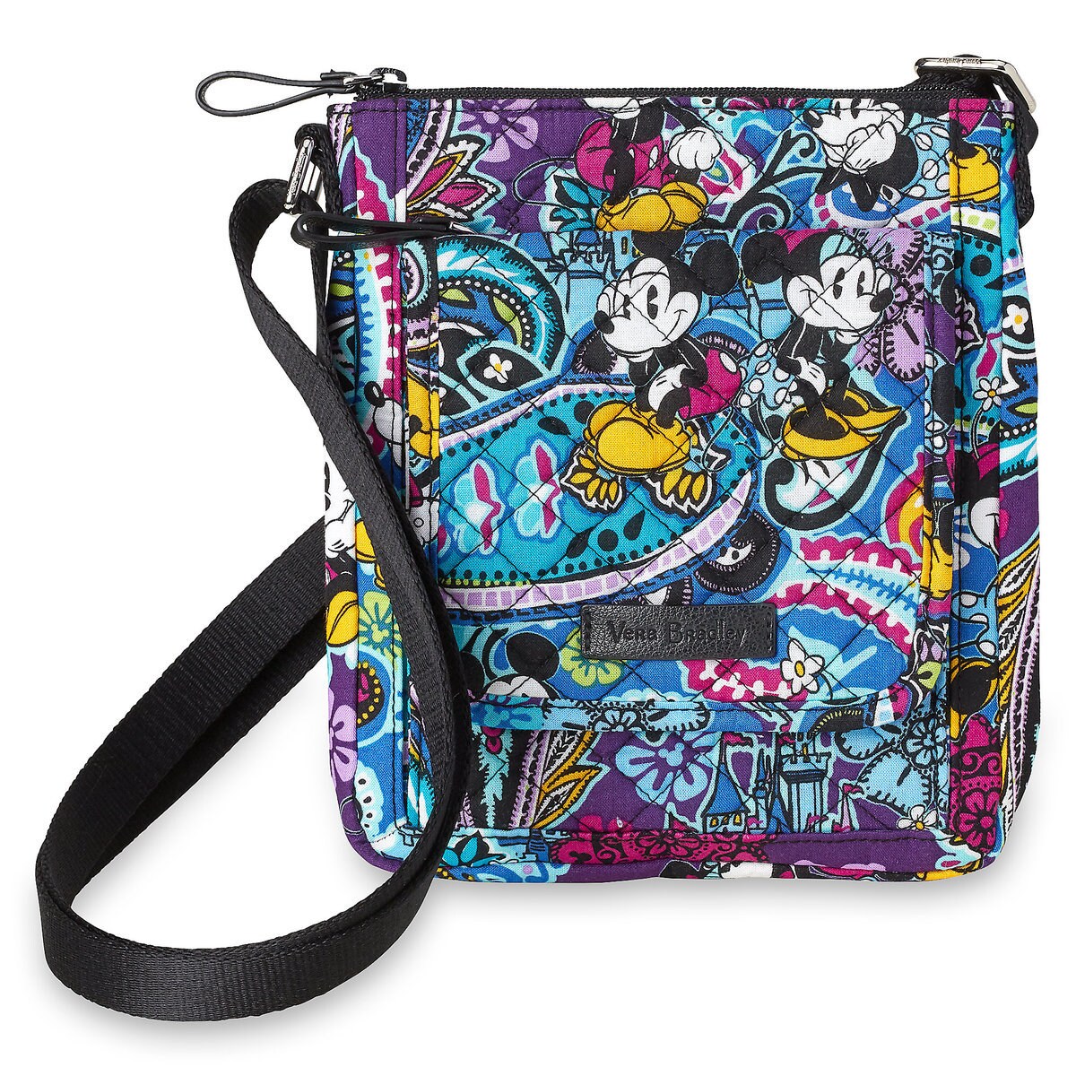 Vera Bradley Mickey and Minnie Paisley Mini Hipster Bag