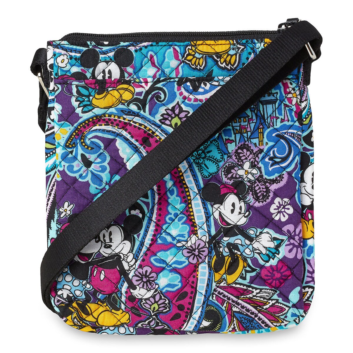 Vera Bradley Mickey and Minnie Paisley Mini Hipster Bag