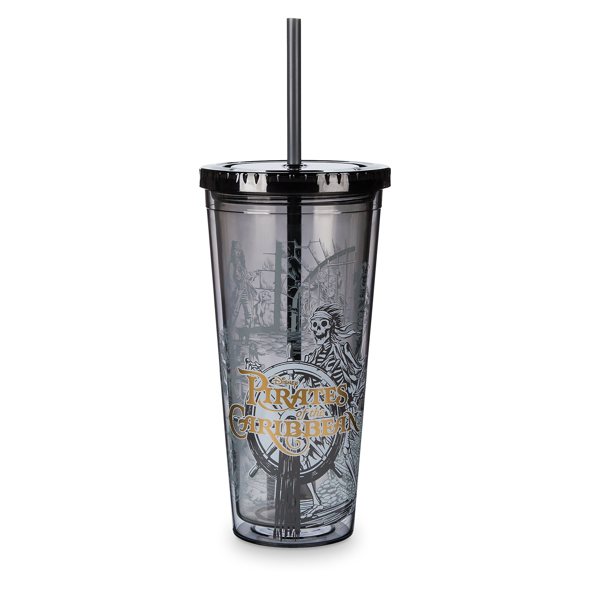 Pirates of the Caribbean Tumbler with Straw - Large