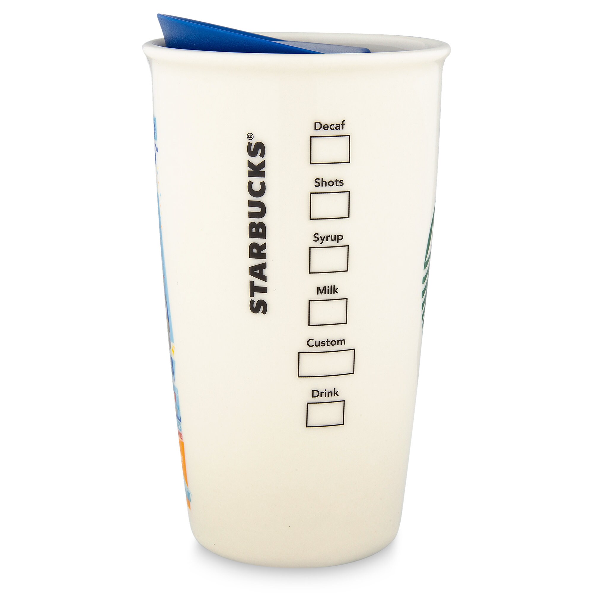Magic Kingdom Starbucks Ceramic Travel Tumbler