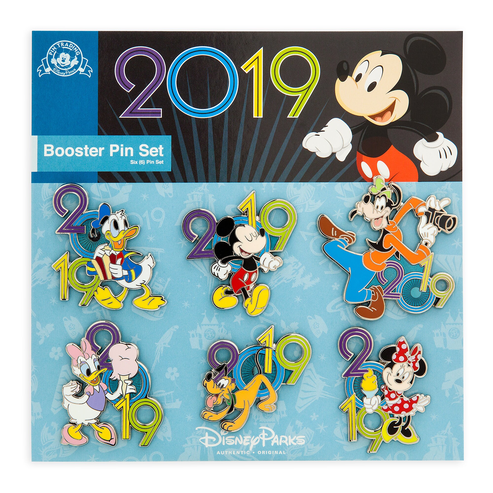 Mickey Mouse and Friends Pin Trading Booster Set 2019