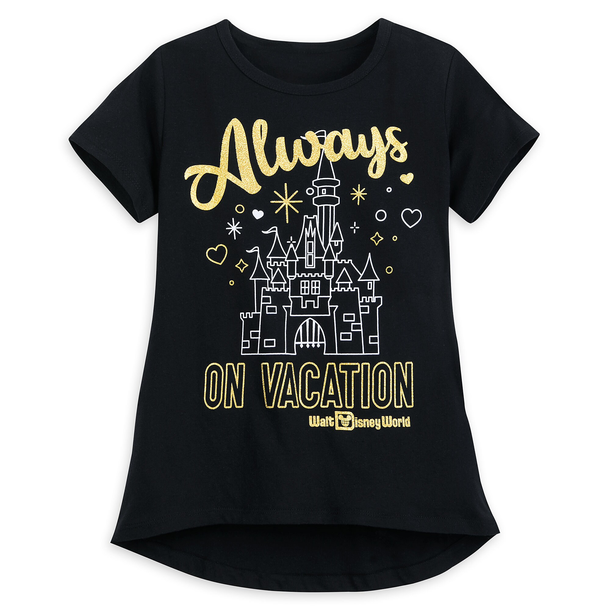 Always on Vacation T-Shirt for Girls - Walt Disney World