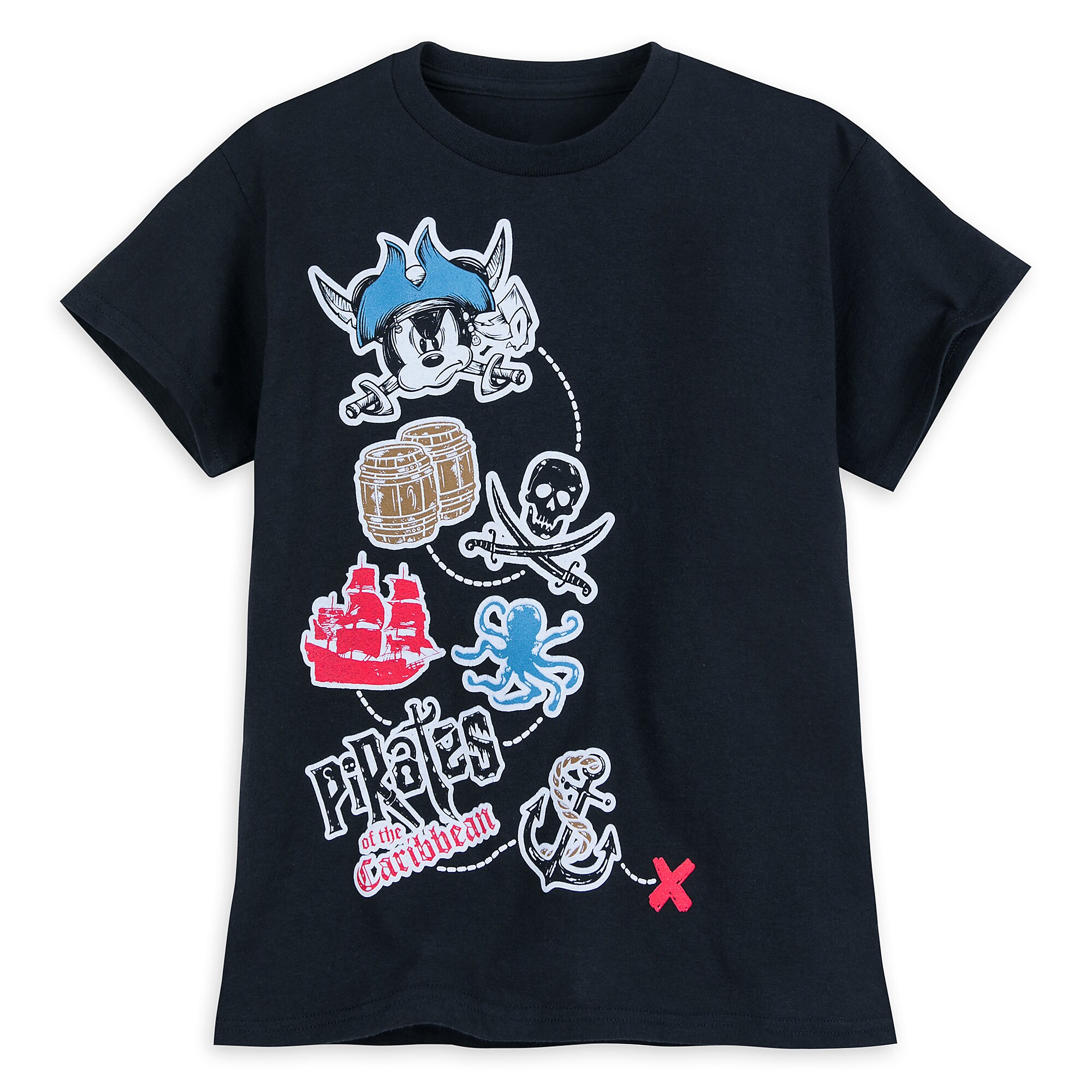 Mickey Mouse T-Shirt for Boys - Pirates of the Caribbean