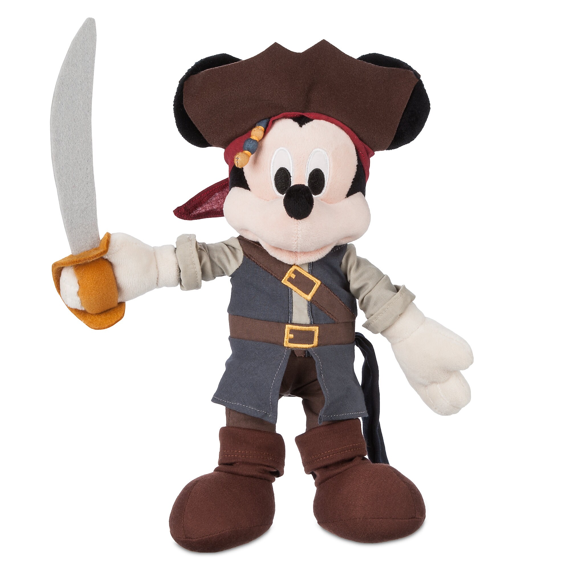 Mickey Mouse Plush - Pirates of the Caribbean - Small - 12''