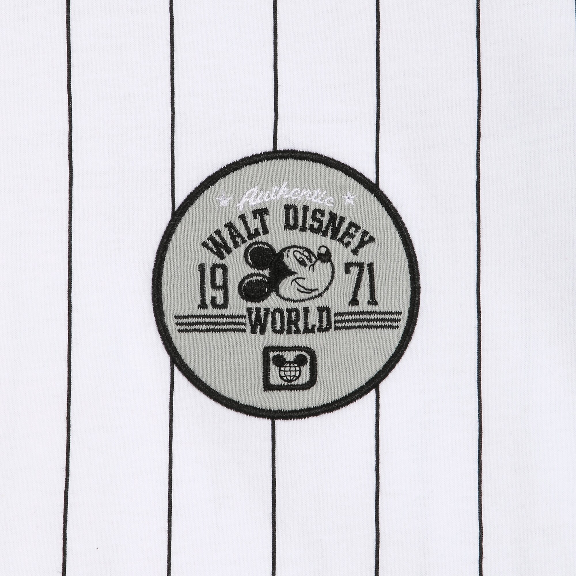 Mickey Mouse Striped Baseball T-Shirt for Men - Walt Disney World