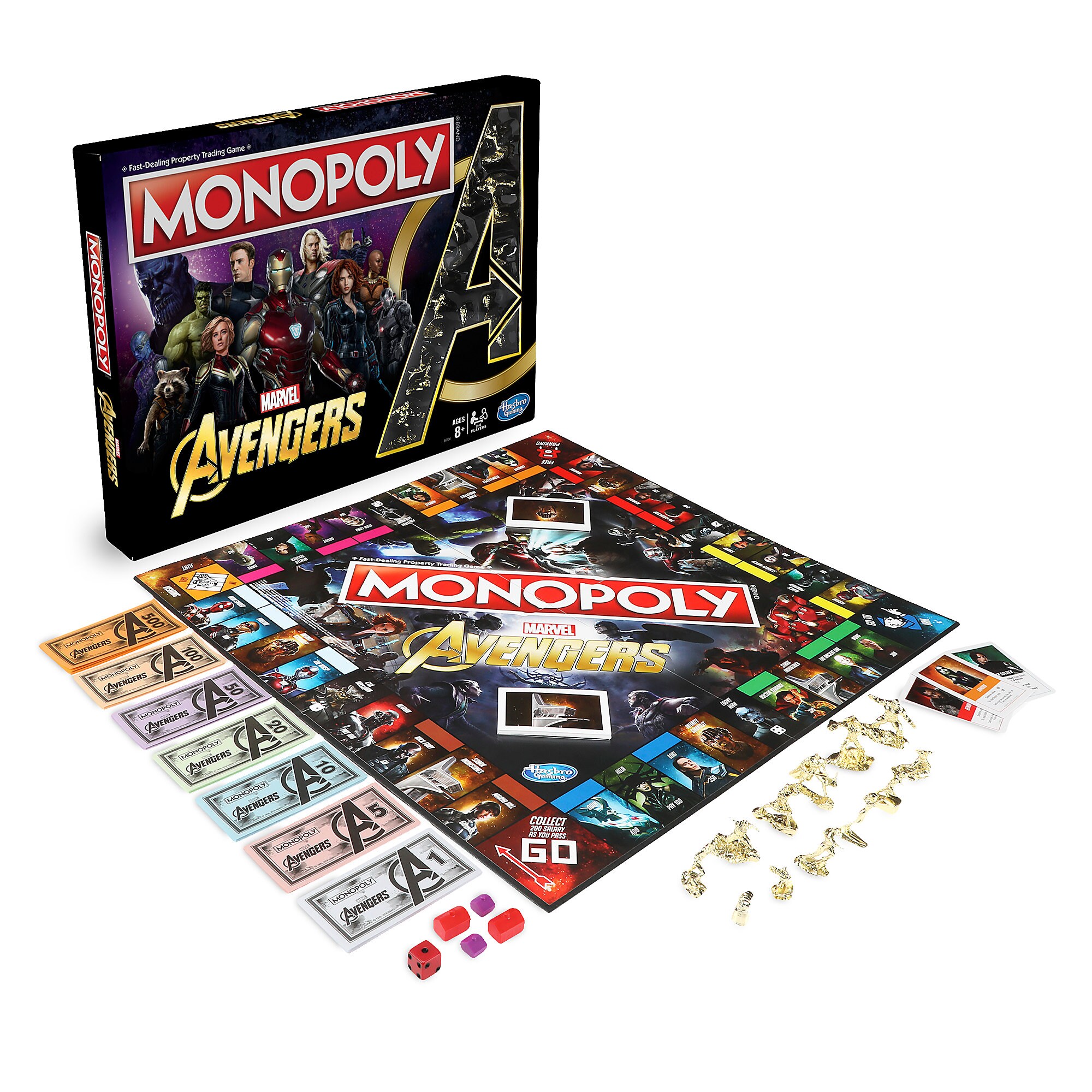 marvel monopoly pieces