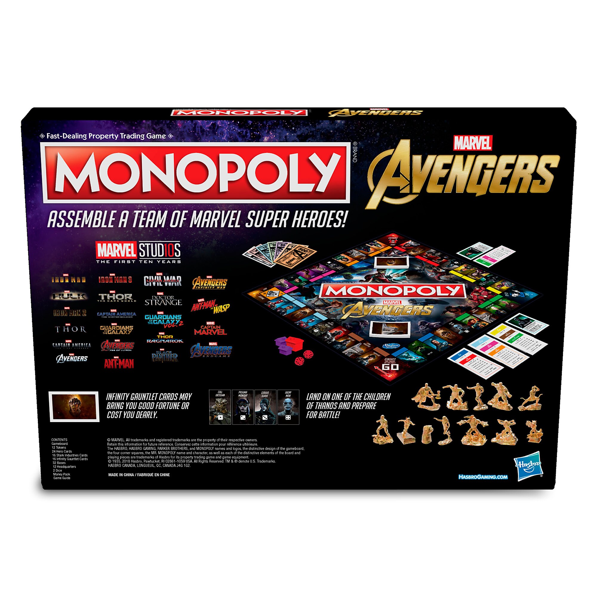 Marvel's Avengers Monopoly Game