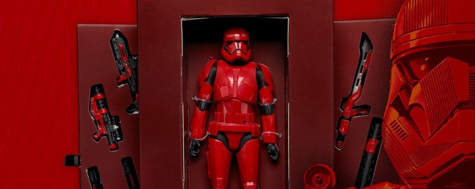 Sith Trooper from The Rise of Skywalker Heads SDCC 2019
