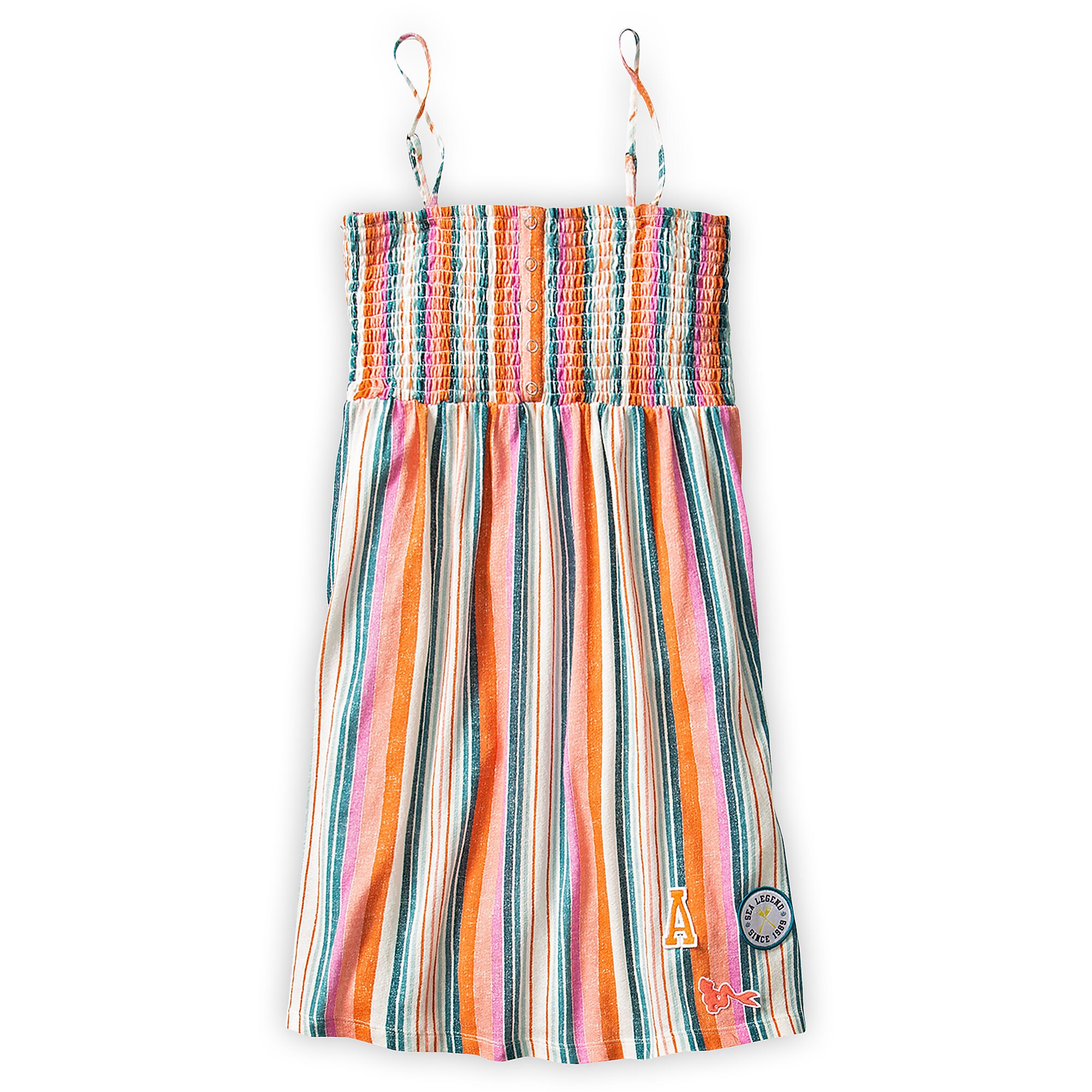 The Little Mermaid Striped Dress for Girls by ROXY Girl now available ...