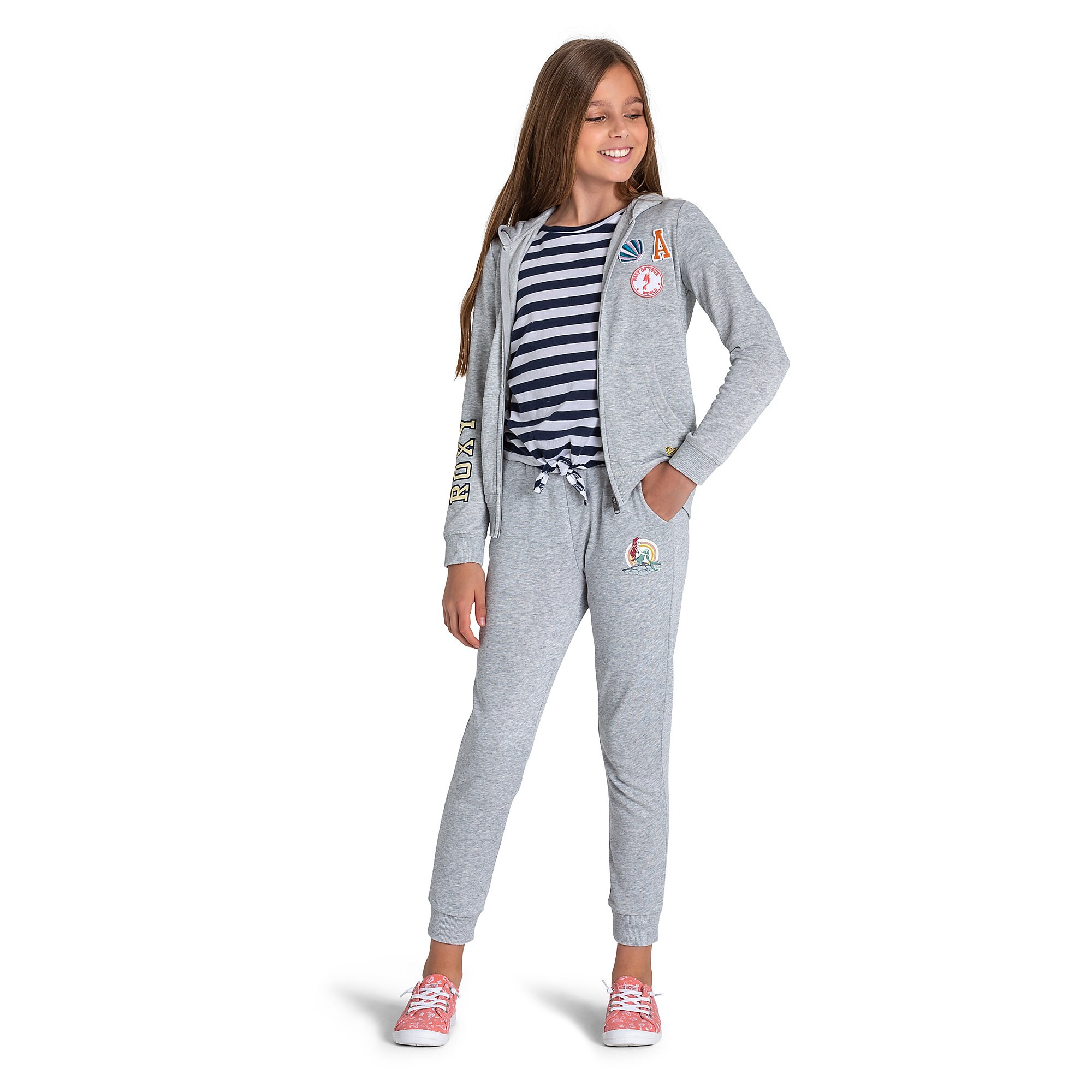 The Little Mermaid Sweatpants for Girls by ROXY Girl - Gray