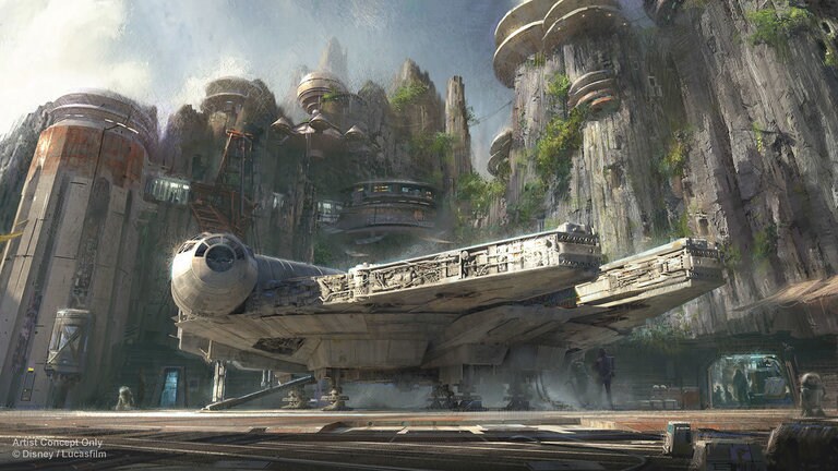 Here's What It's Like to Ride the Millennium Falcon at Star Wars Land