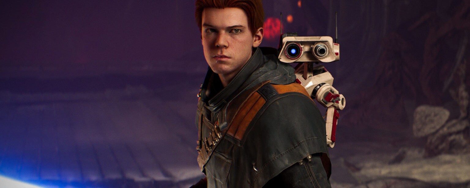 Cal and BD-1 in Star Wars Jedi: Fallen Order
