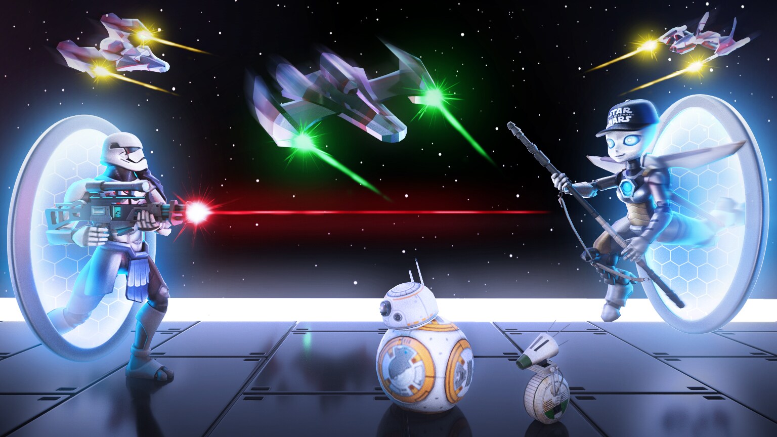 Roblox's Space Battle Event, Sponsored by Star Wars: The Last Jedi